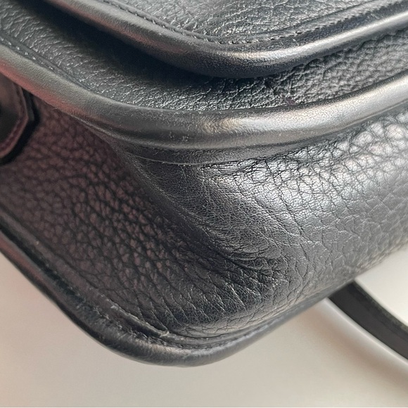 Dooney & Bourke AWL leather Pocket Binoculars mini Equestrian crossbody Bag P124 - Picture 9 of 16